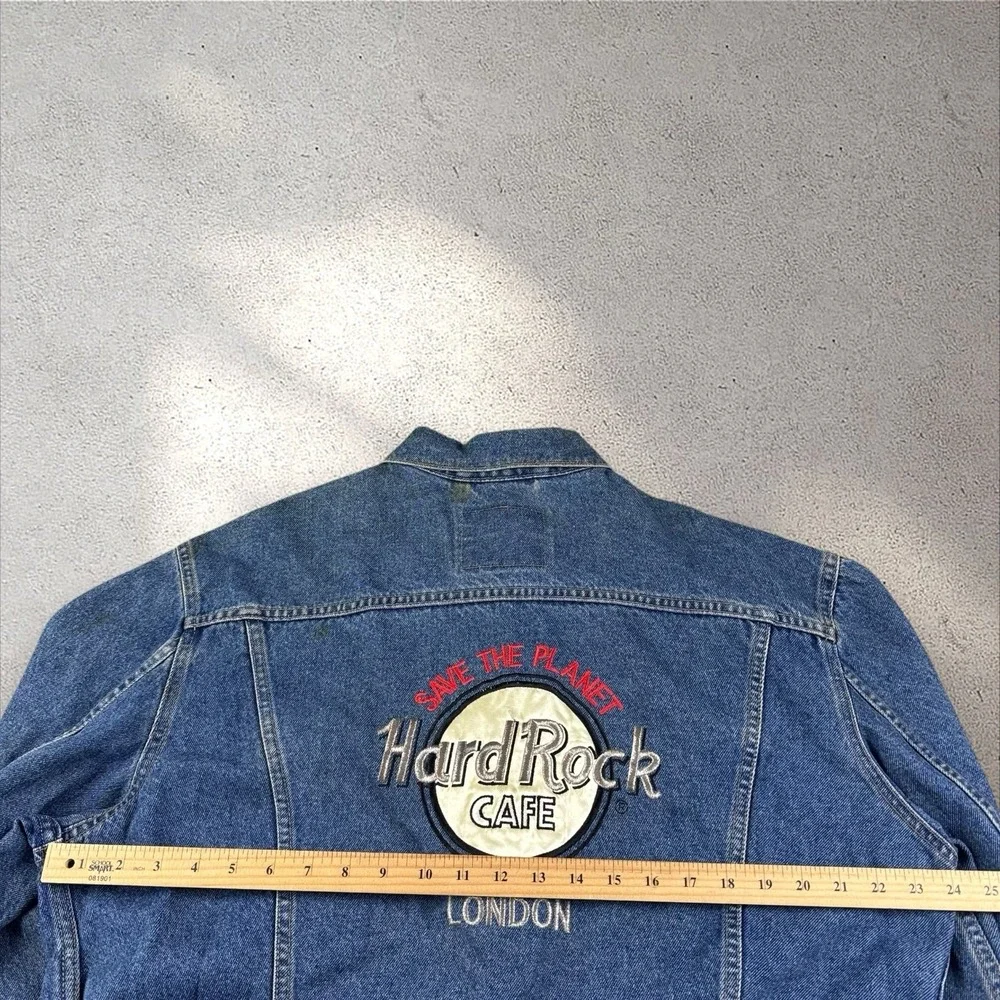 Levi's Denim Trucker Men's‎ Blue Jacket Large 70503 02 Vintage Hard Rock London